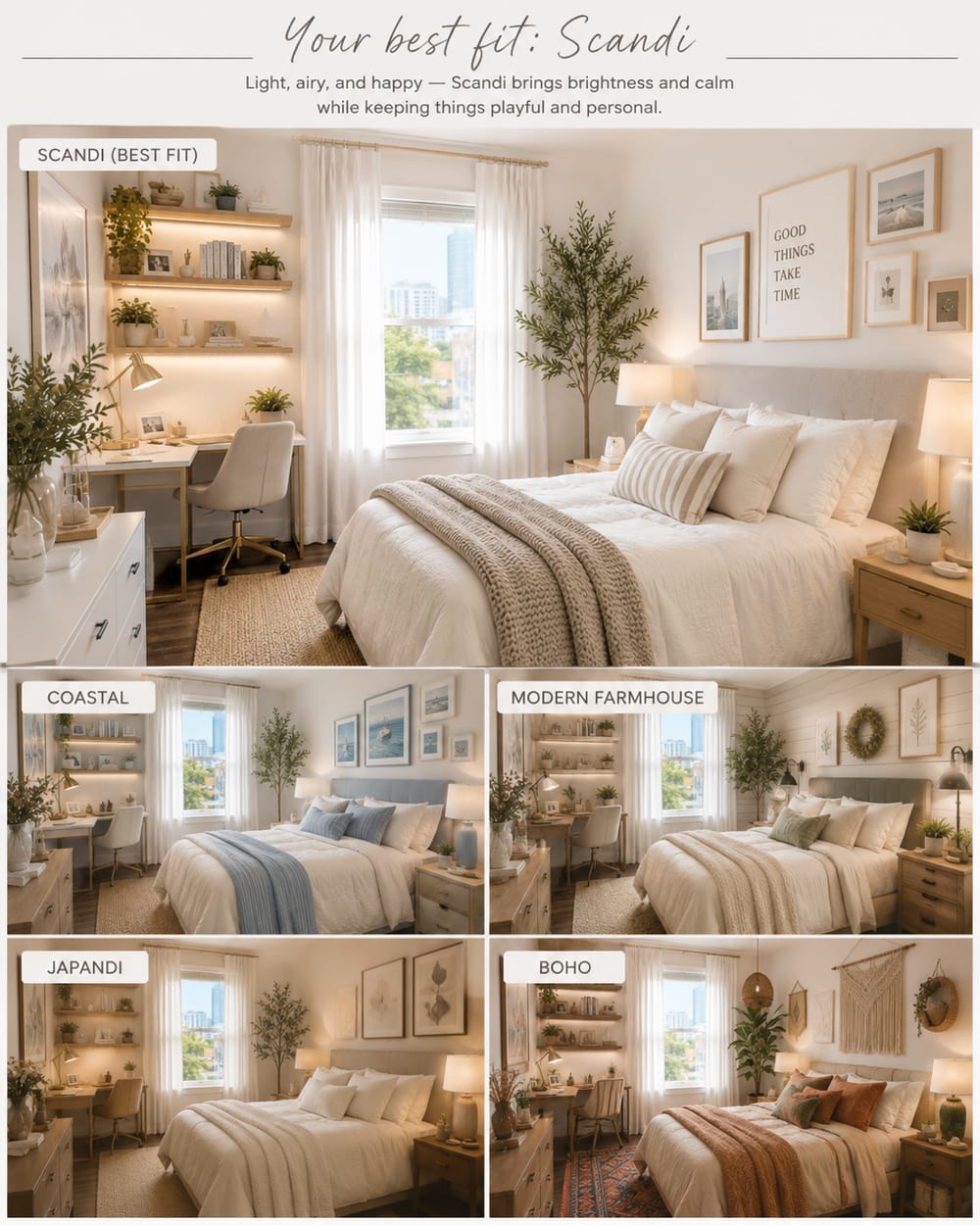Restyle Your Room in 5 Aesthetics — an example result made with the prompt on this page